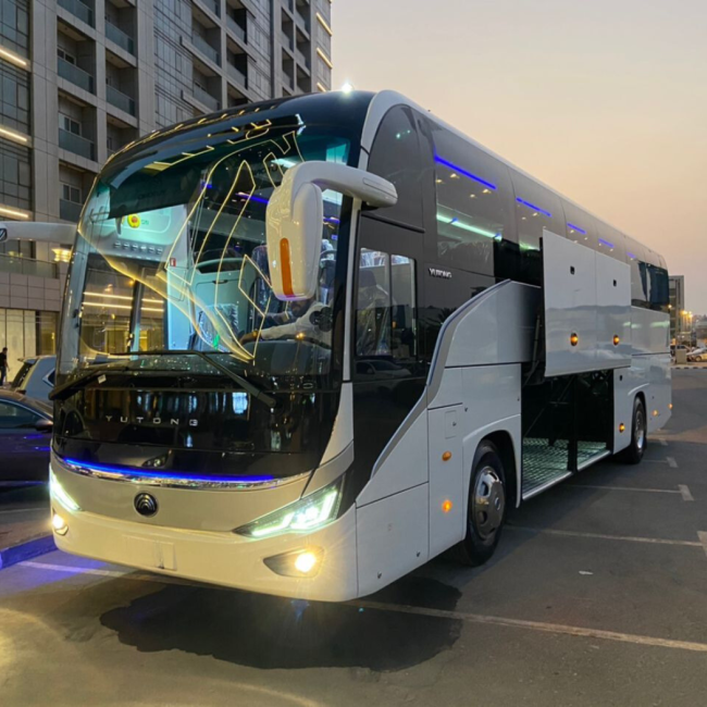 50 Seater Bus Rental Dubai - GO Bus Rental Dubai