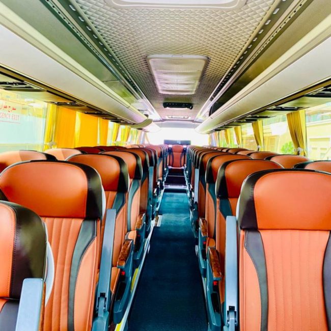 50 Seater Bus Rental Dubai - GO Bus Rental Dubai